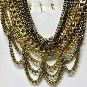Baublebar Gold Layered Chunky Necklace | Gold Chains | Necklaces
